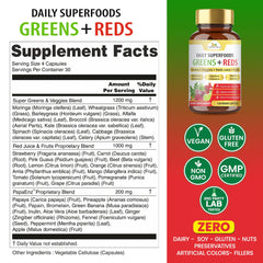 Superfoods Greens + Reds - Fruits & Veggies