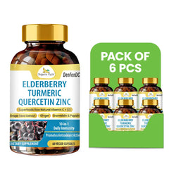 Elderberry Turmeric Quercetin Zink Capsules