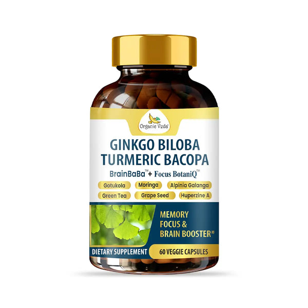 Ginkgo Biloba Turmeric Bacopa Capsules