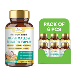 MasTur Gut Health Marshmallow Turmeric Papaya Capsules