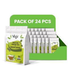 Matcha Green Tea and Coffee Tea Bags