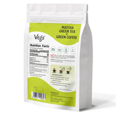 Matcha Green Tea and Coffee Tea Bags