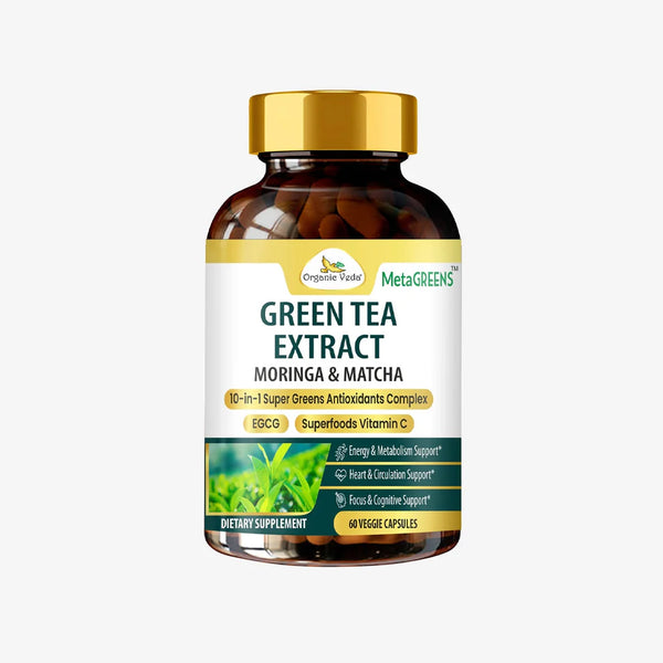 Green Tea Extract Moringa Matcha Capsules