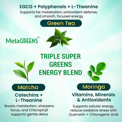 Green Tea Extract Moringa Matcha Capsules