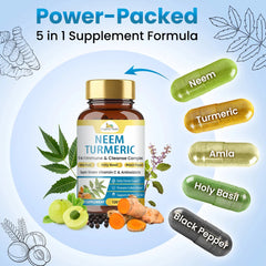Neem Turmeric Immune Support Capsules