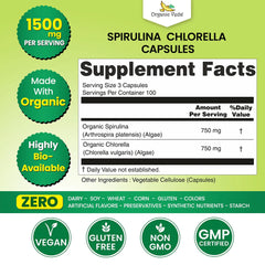 Spirulina Chlorella Capsules