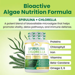 Spirulina Chlorella Capsules