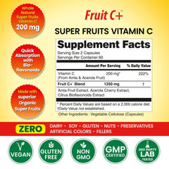 Acerola and Amla Vitamin C Capsules