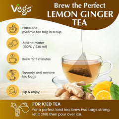Lemon Ginger Tea Bags